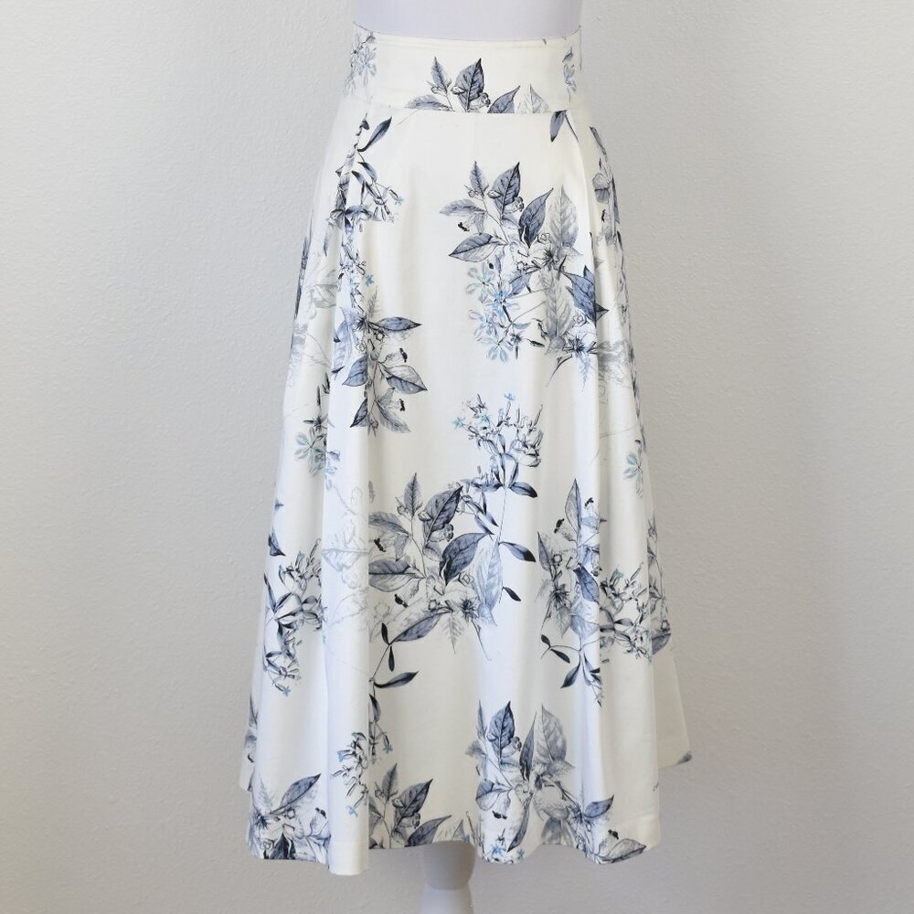 Alex Marie Lush Escape Floral Pleated Midi Skirt - 8